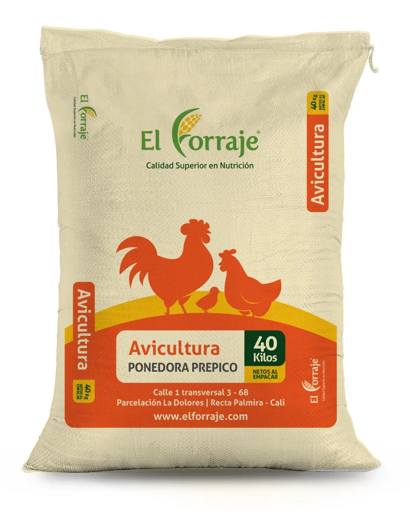 El Forraje alimento avicultura gallina Ponedora prepico